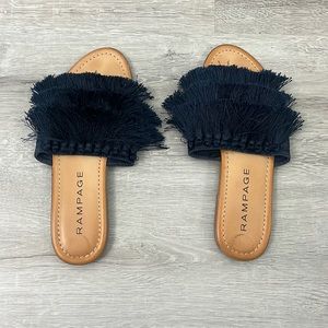 Fringe sandals